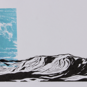 "Crashing Waves", Print, Joanna Groves, 2016