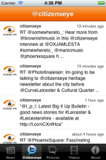 Citizens' Eye iPhone App 2