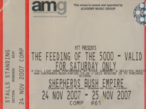 Feeding of the 5000 Ticket