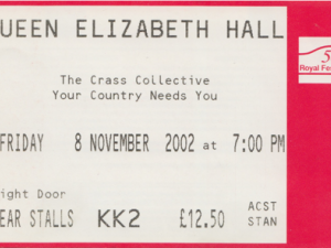 Queen Elizabeth Hall Ticket