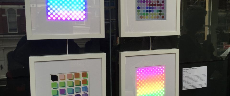 Connected Art at EVA16 and HCI16