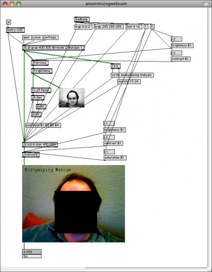 Anonymising Webcam