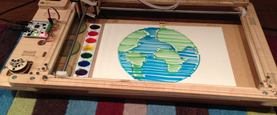 The Evil Mad Scientist WaterColorBot